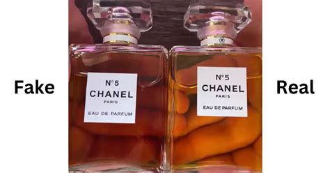 chanel 5 original vs fake